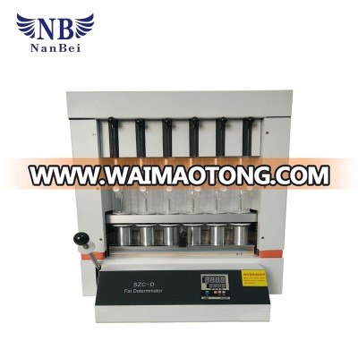 soxhlet extraction equipment milk fat testing machine